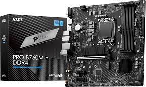 Placa o Motherboard MSI PRO B760M-P DDR4